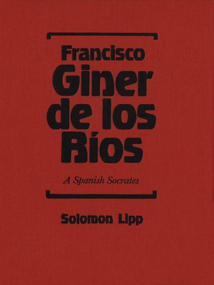 cover image of Francisco Giner de los Rios